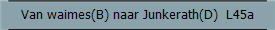 Van waimes(B) naar Junkerath(D)  L45a